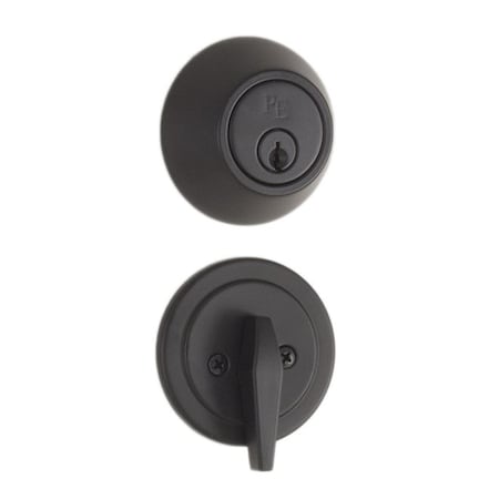 Weslock Single Cylinder Deadbolt Keyed Alike 2 Matte Black Finish 00271-2-2FR22